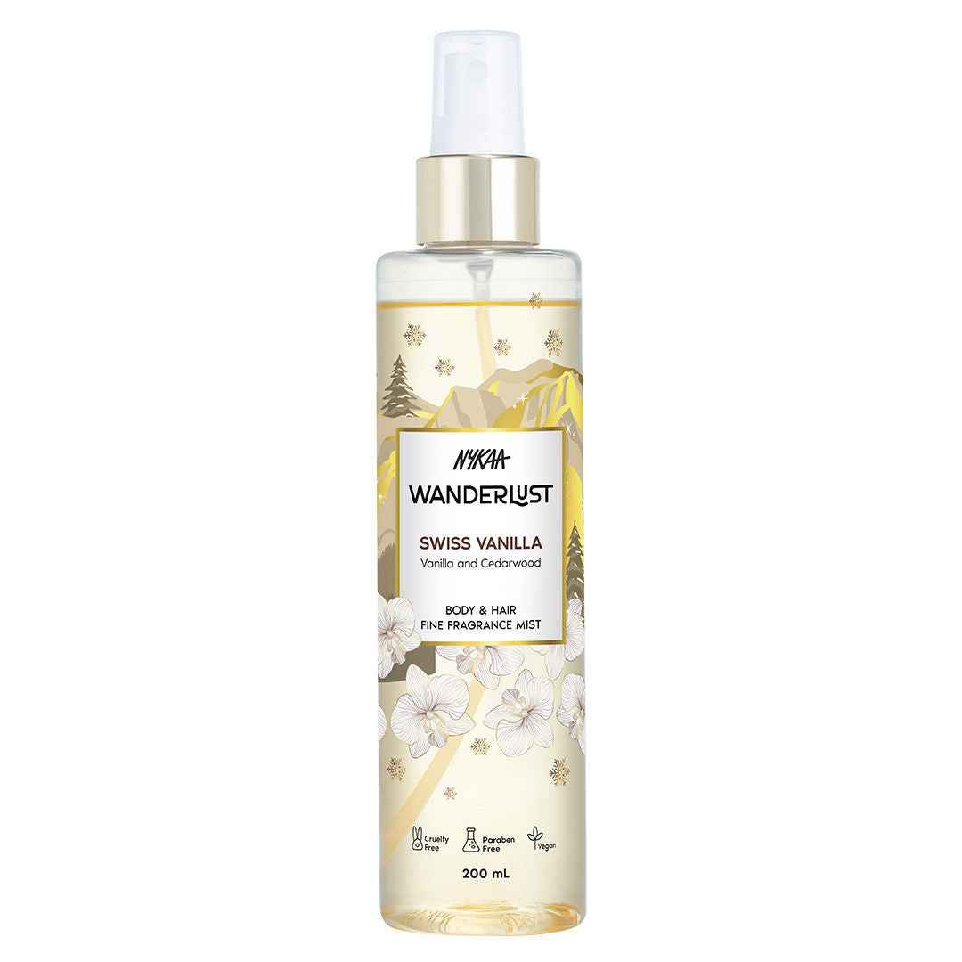 Swiss Vanilla Perfume Hair & Body Mist Long Lasting