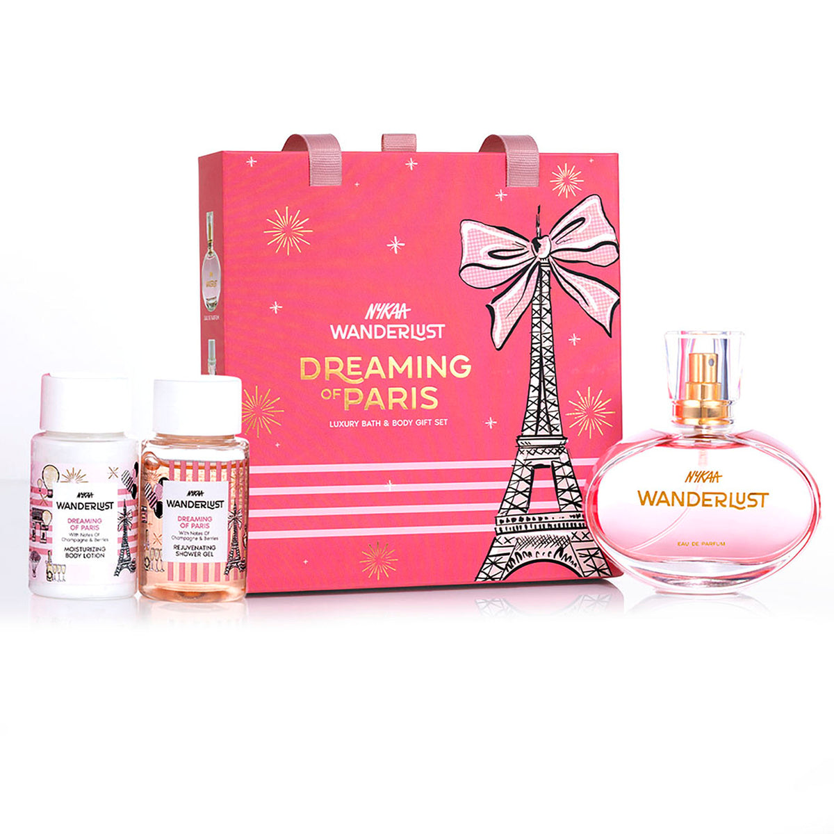 Dreaming Of Paris Luxury Gift Set with Champagne & Berries Fine Fragrance