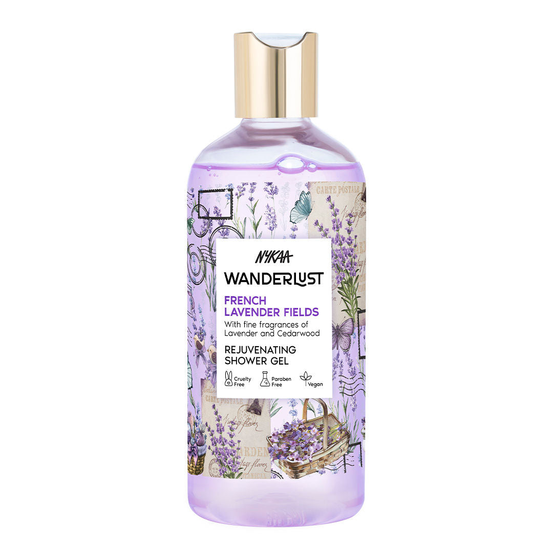 French Lavender Fields Floral Body Wash for Hydrated Skin