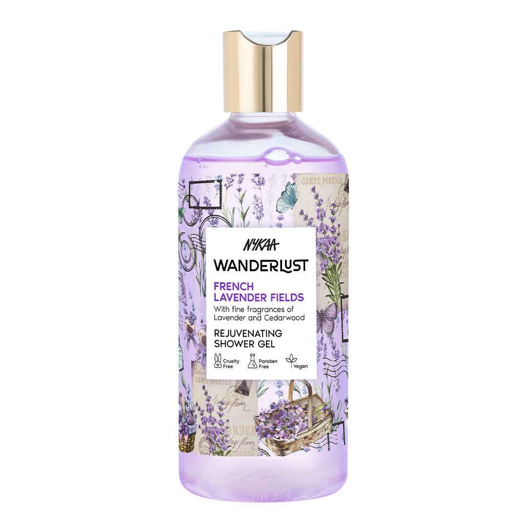 French Lavender Fields Floral Body Wash for Hydrated Skin