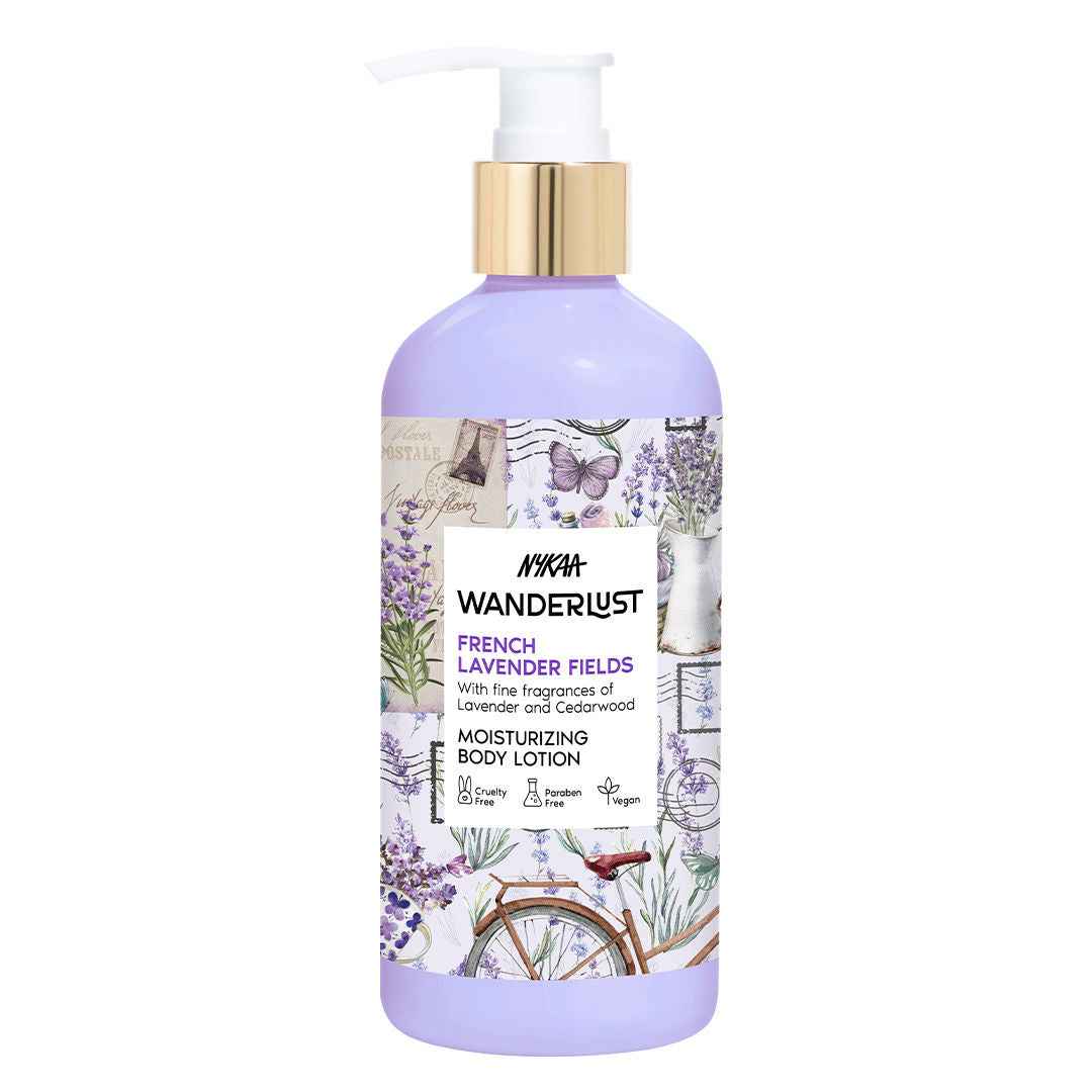 French Lavender Fields Perfume Body Lotion for Moisturised Skin