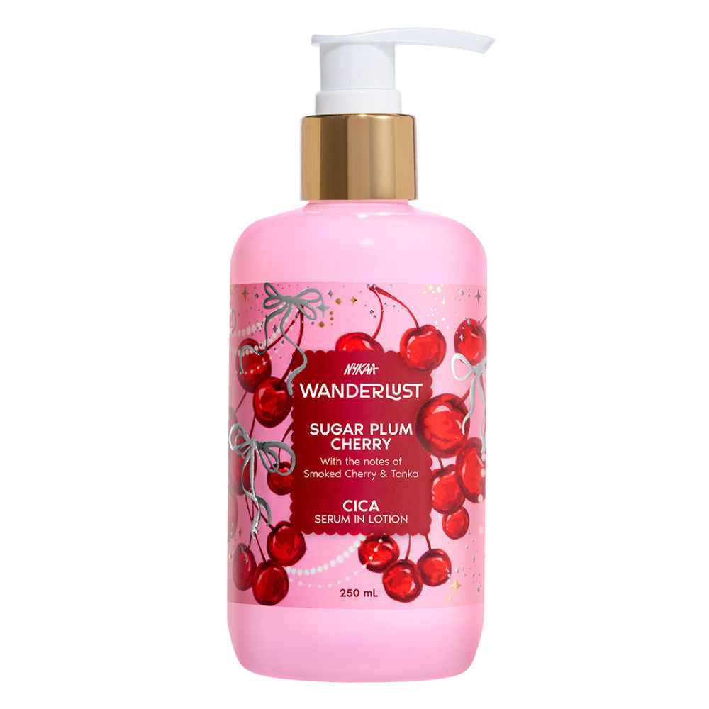 Sugar Plum Cherry Perfume Body Lotion - Upto 24 Hrs Moisturisation