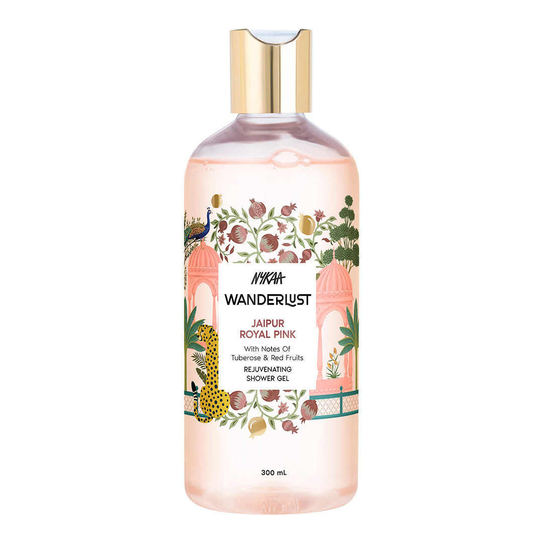 Jaipur Royal Pink Fruity Floral Body Wash for Hydrated Skin