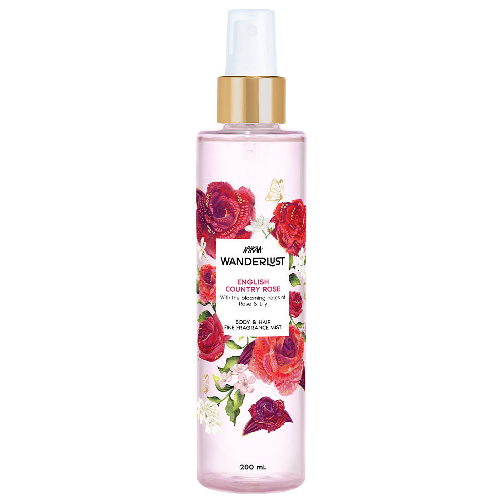English Country Rose Floral Long Lasting Body & Hair Mist