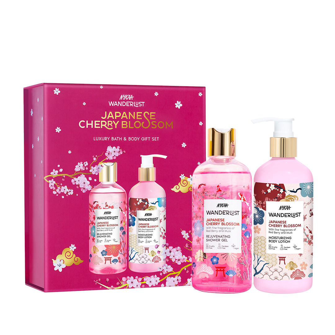 Japanese Cherry Blossom Luxury Gift Set of 2