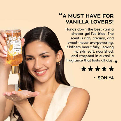 Swiss Vanilla Perfume Body Wash for Hydrated Skin