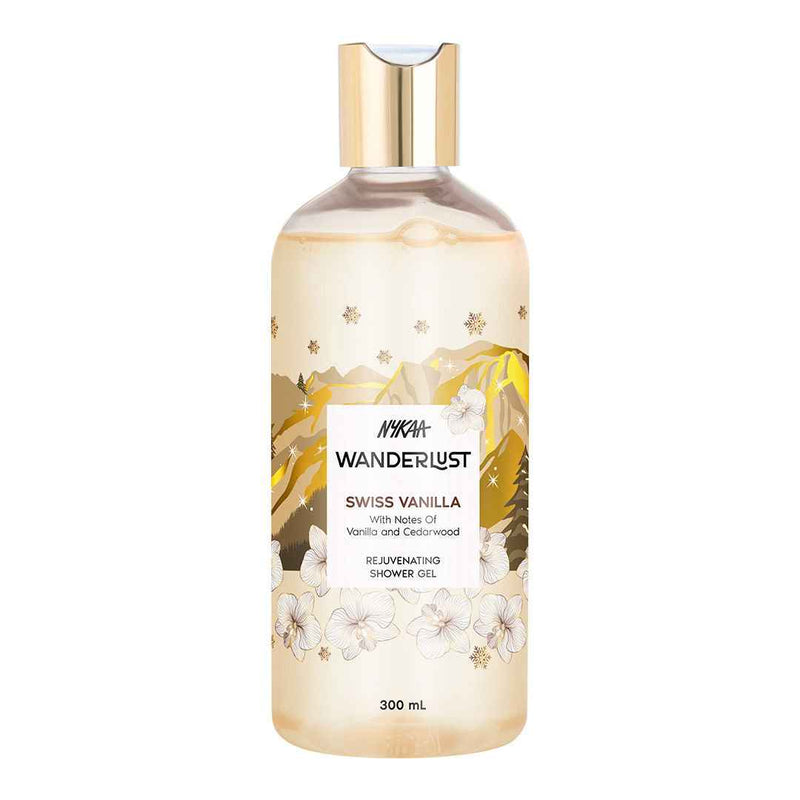 Swiss Vanilla Perfume Body Wash for Hydrated Skin