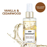 Swiss Vanilla Perfume Hair & Body Mist Long Lasting