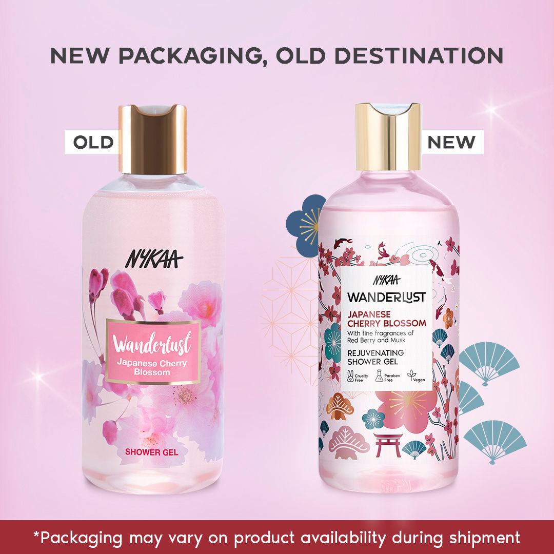 Japanese Cherry Blossom Floral Perfume Body Wash for Hydrated Skin