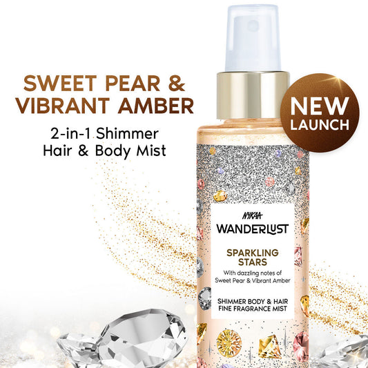 Sparkling Stars Shimmer Long Lasting Perfume Body & Hair Mist