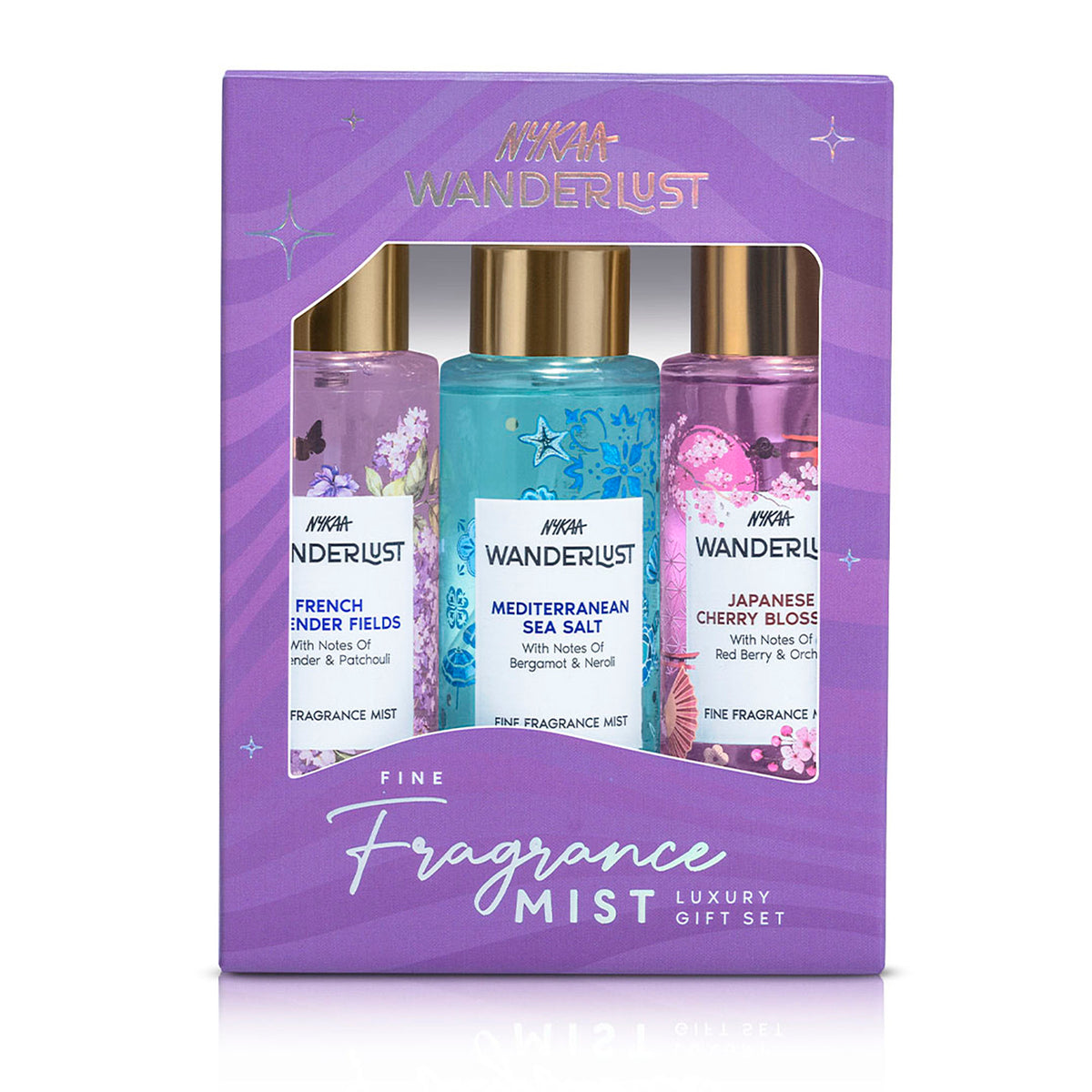 Fine Fragrance Mist Gift Set for Women - Fresh, Floral, Lavender - Set of 3