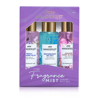 Fine Fragrance Mist Gift Set for Women - Fresh, Floral, Lavender - Set of 3