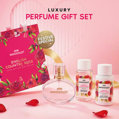 English Country Rose Indulgent Minis Gift Set