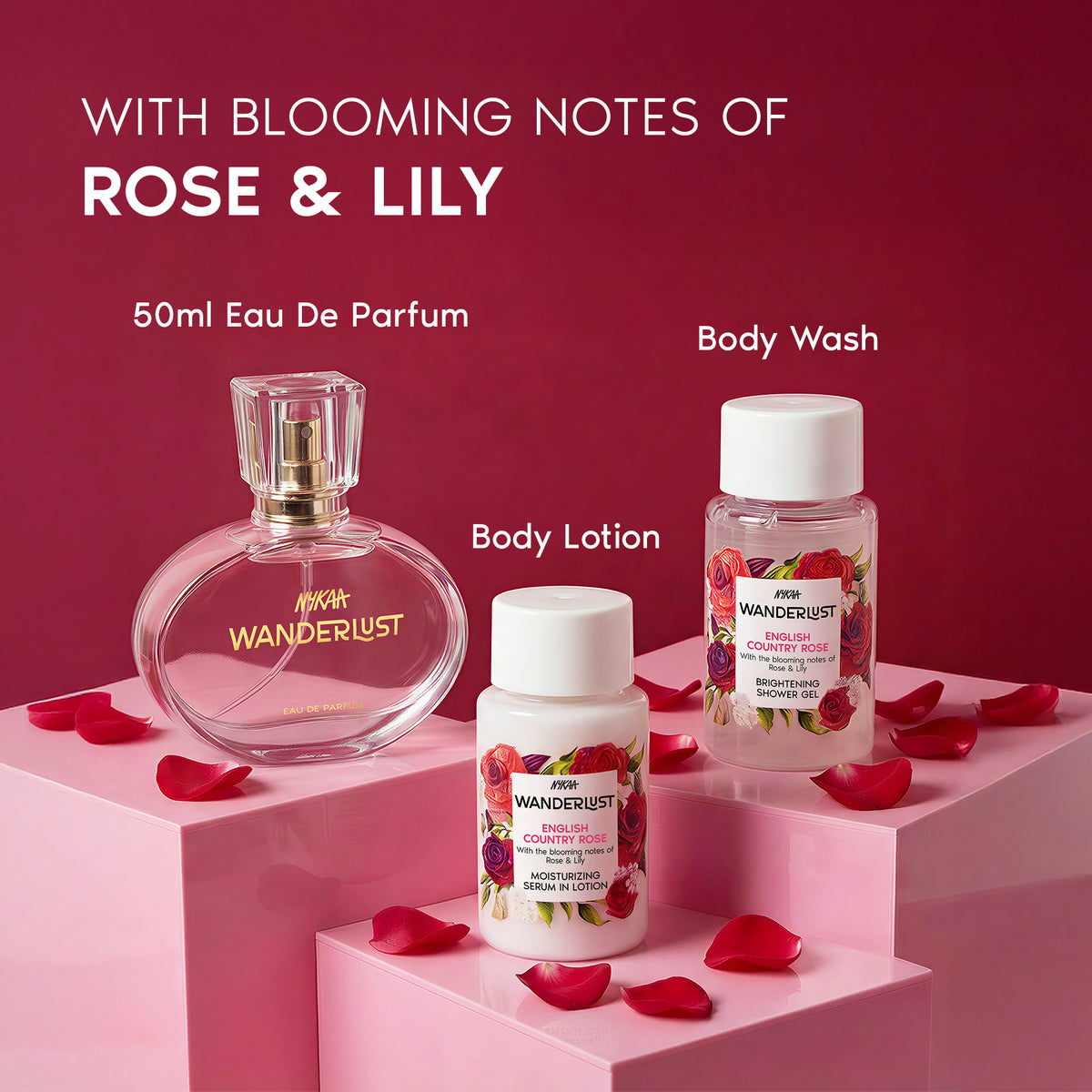 English Country Rose Indulgent Minis Gift Set