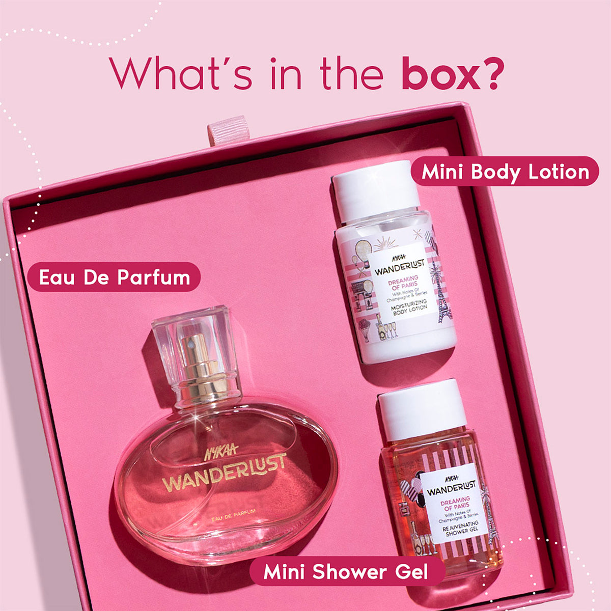 Dreaming Of Paris Luxury Gift Set with Champagne & Berries Fine Fragrance