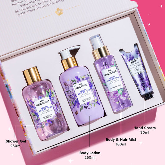 French Lavender Luxury Bath & Body Gift Set
