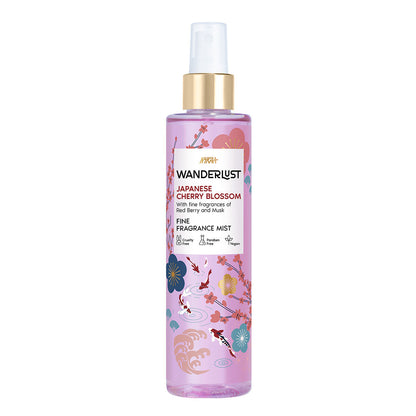 Japanese Cherry Blossom Perfume Mist for Body & Hair