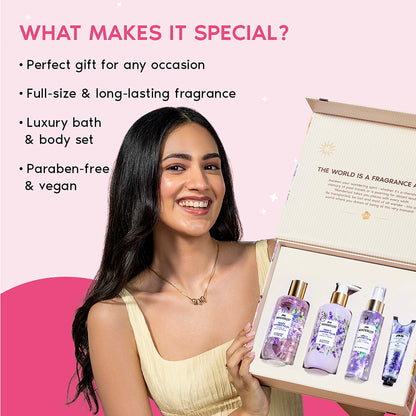 French Lavender Luxury Bath & Body Gift Set