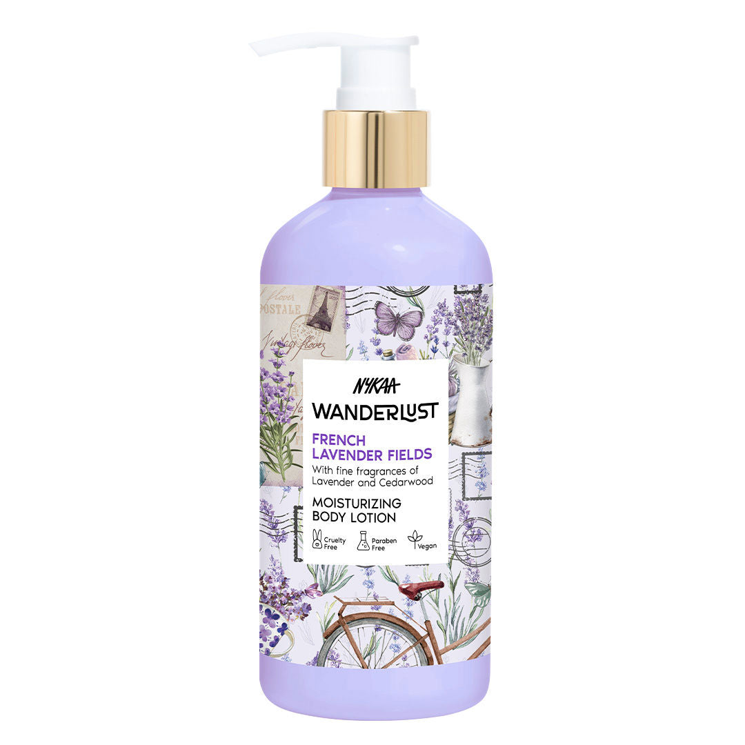French Lavender Fields Perfume Body Lotion for Moisturised Skin