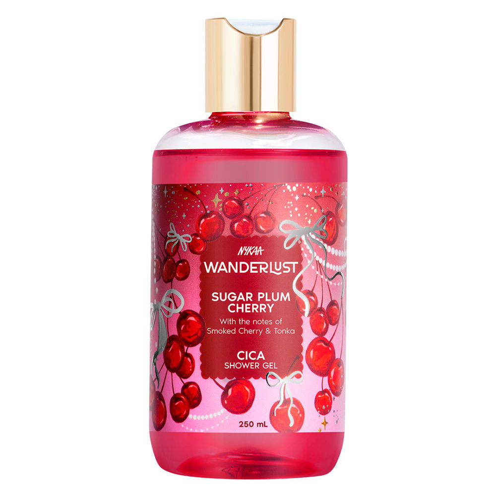 Sugar Plum Cherry Perfume Shower Gel With Cica, Vitamin E