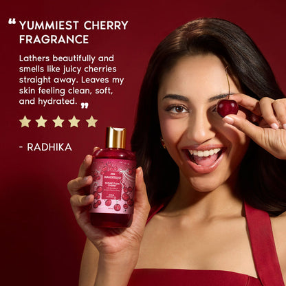 Sugar Plum Cherry Perfume Shower Gel With Cica, Vitamin E