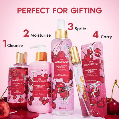 Sugar Plum Cherry Perfume Shower Gel With Cica, Vitamin E