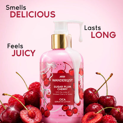 Sugar Plum Cherry Perfume Body Lotion - Upto 24 Hrs Moisturisation