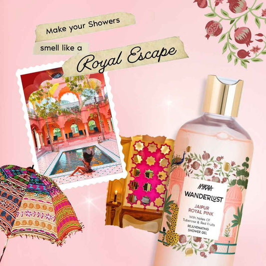 Jaipur Royal Pink Fruity Floral Body Wash for Hydrated Skin