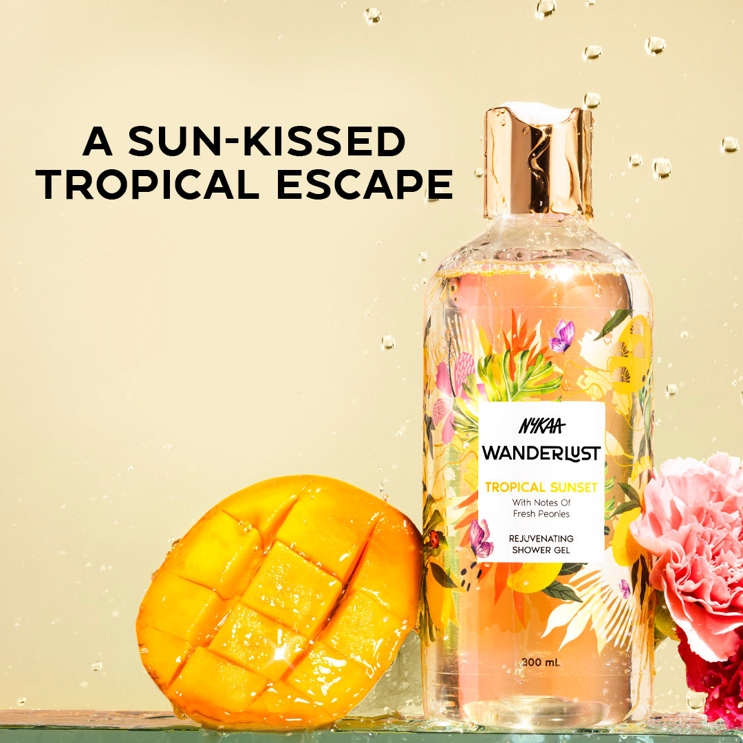 Tropical Sunset Body Wash for Exfoliated & Hydrated Skin