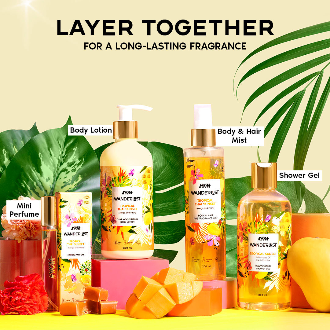 Tropical Sunset Body Wash for Exfoliated & Hydrated Skin
