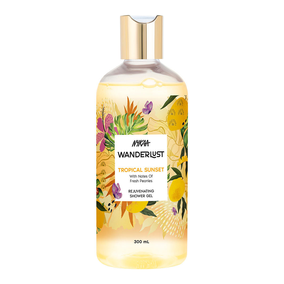 Tropical Sunset Body Wash for Exfoliated & Hydrated Skin