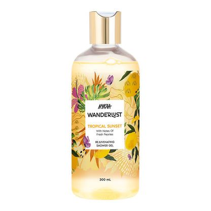 Tropical Sunset Body Wash for Exfoliated & Hydrated Skin