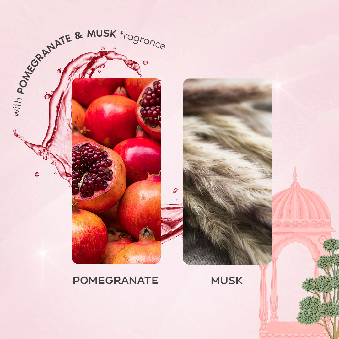 Jaipur Royal Pink Floral Fruity Perfume Hair & Body Mist