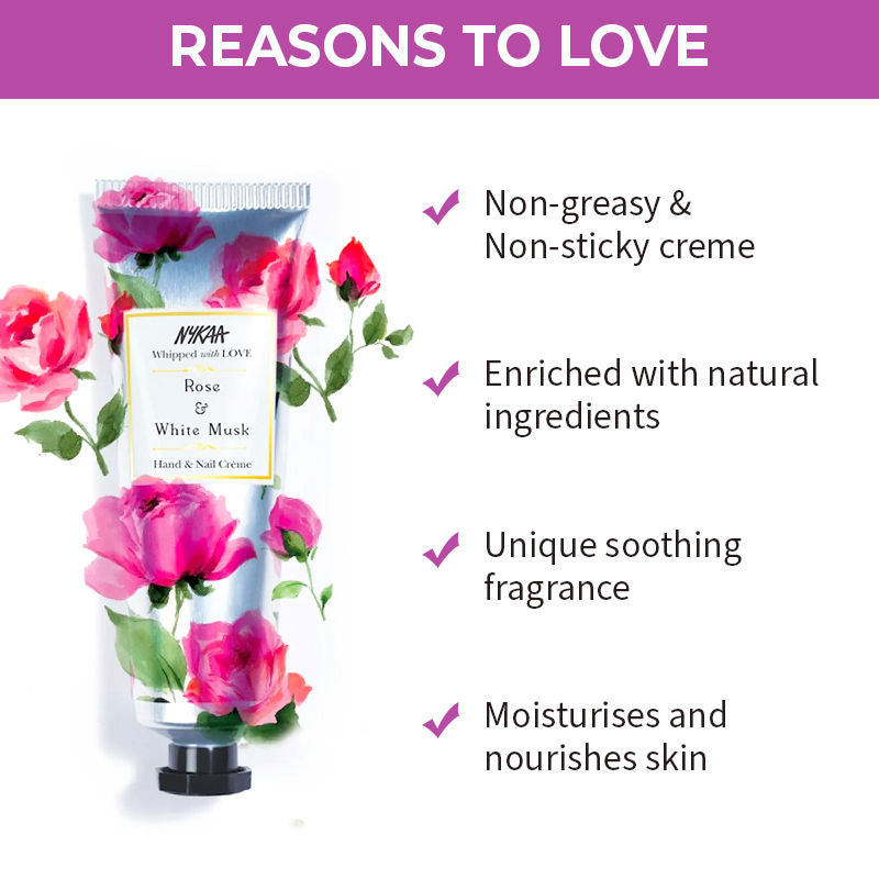 Hand & Nail Creme - Rose & White Musk