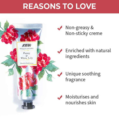 Hand & Nail Creme - Peony & White Lily