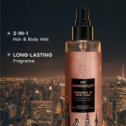 Midnight In New York Perfume Body & Hair Fragrance Mist