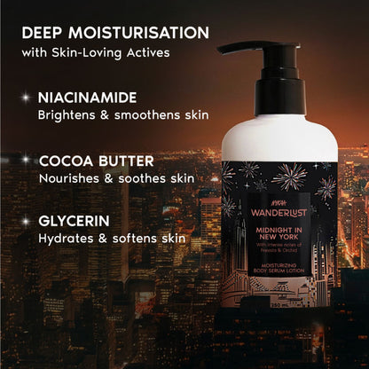 Midnight In New York Moisturizing Body Serum Lotion