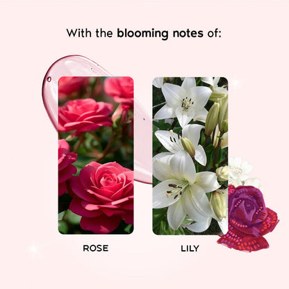 English Country Rose Perfume Body Wash with Vitamin E for Hydration & Barrier Repair