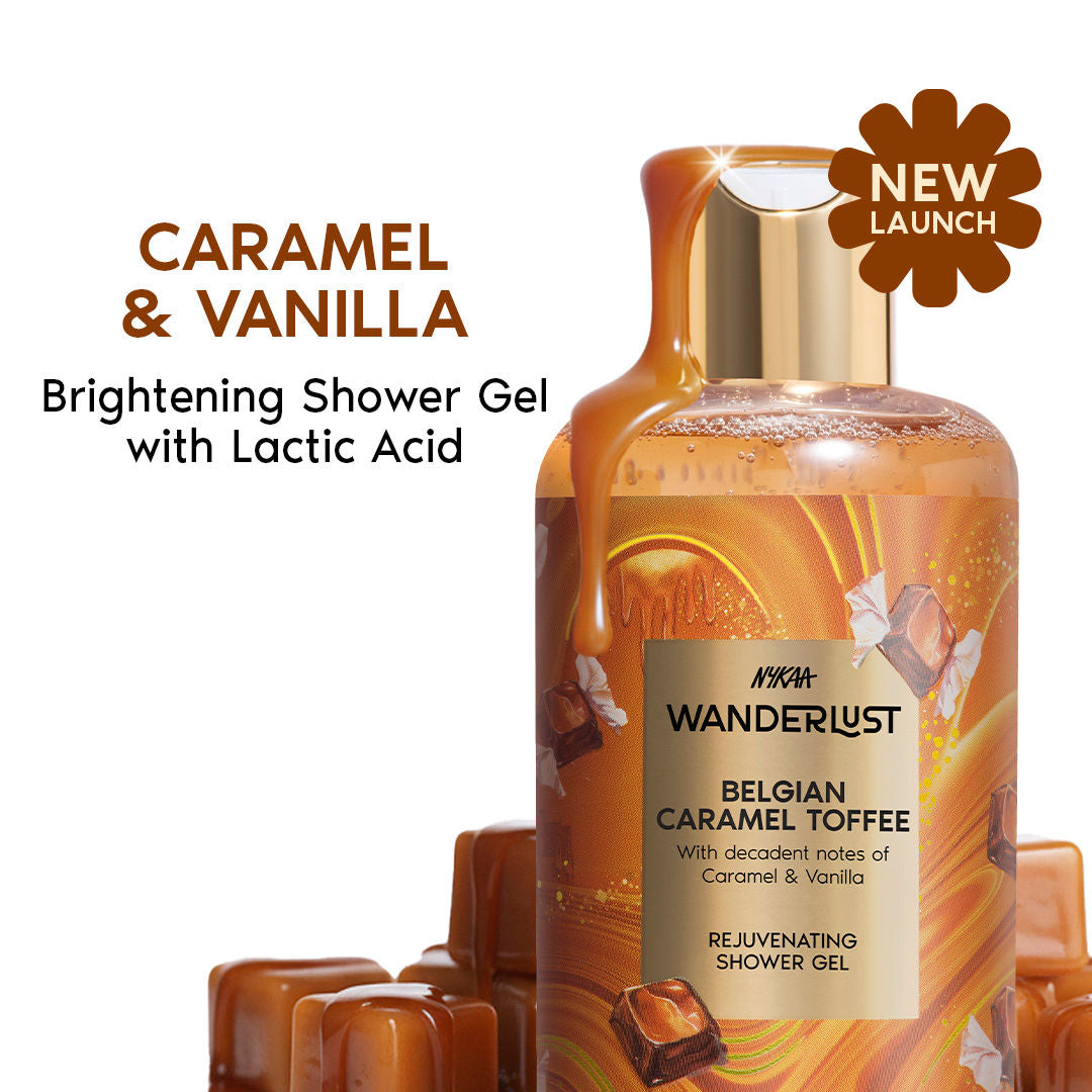 Belgian Caramel Toffee Brightening Body Wash with Lactic Acid