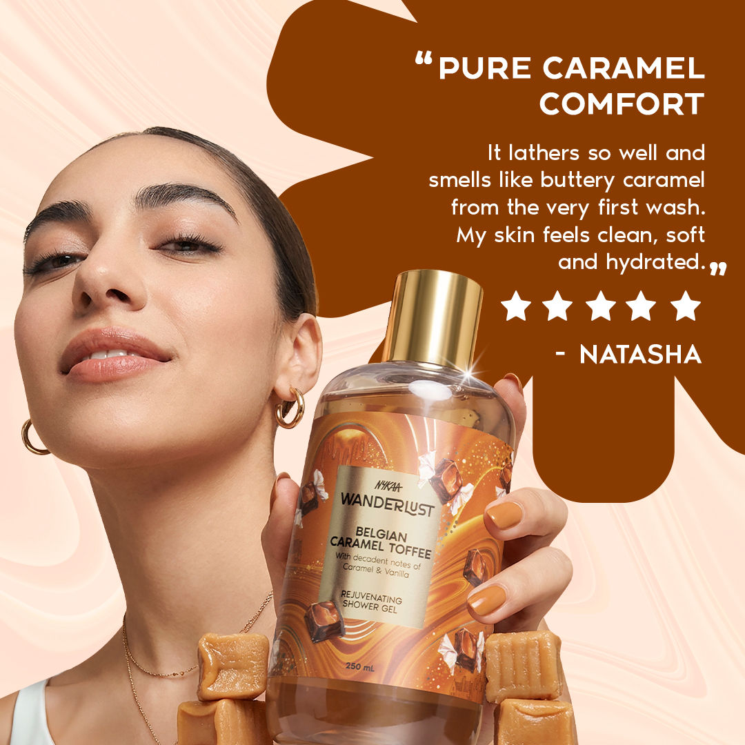 Belgian Caramel Toffee Brightening Body Wash with Lactic Acid